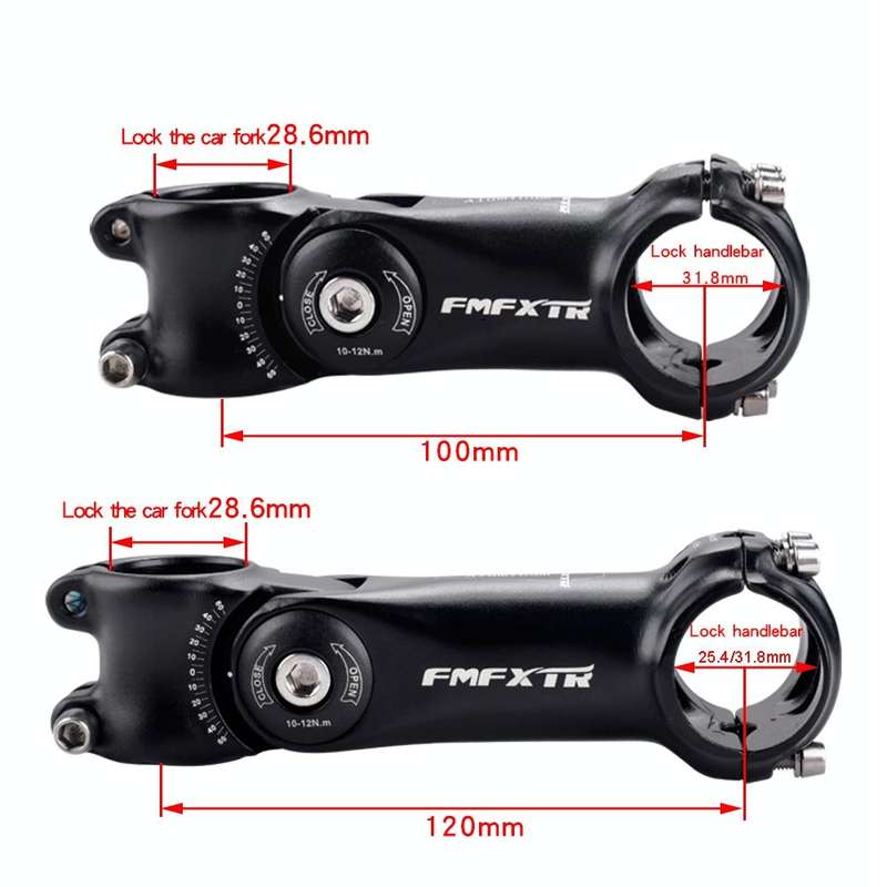 FMFXTR Mountain Bike Adjustable Angle Handlebar Riser, Specification: Upgrade 31.8x120mm