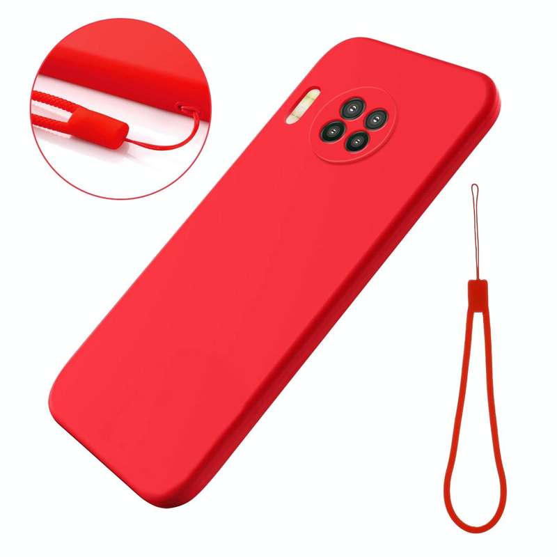 For Hisense Infinity H50 Zoom Pure Color Liquid Silicone Shockproof Phone Case(Red)