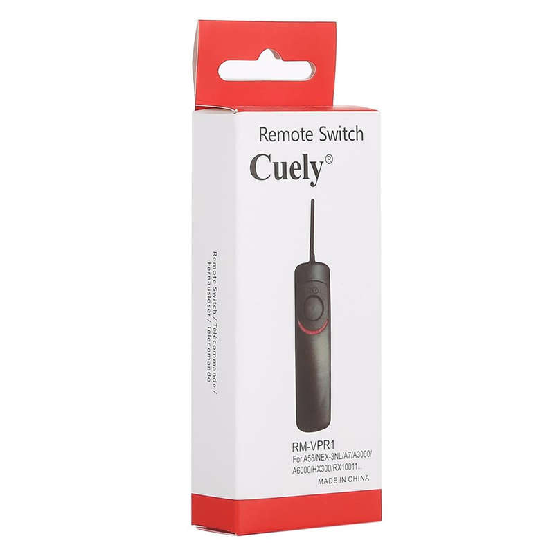 Cuely RM-VPR1 Remote Switch Shutter Release Cord for Sony A58 / NEX-3NL / A7 / A3000 / A6000 / HX...