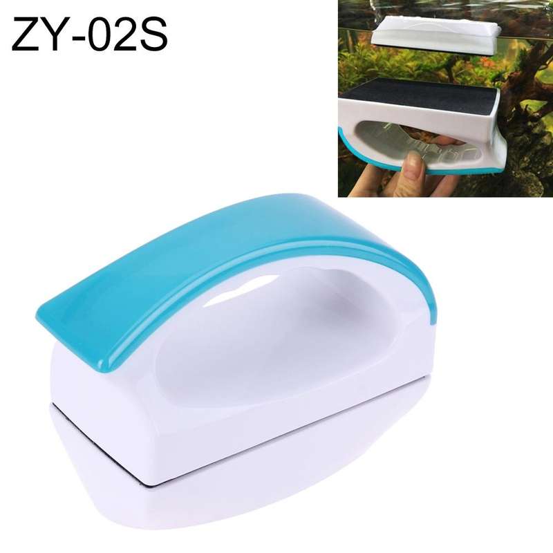 ZY-02S Aquarium Fish Tank Suspended Handle Design Magnetic Cleaner Brush Cleaning Tools, S, Size:...