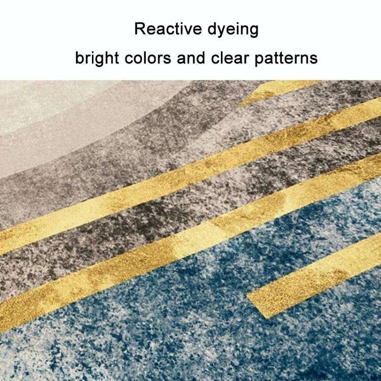 Modern Abstract Geometric Living Room Rug Coffee Table Cushion, Size: 80x120cm(20)