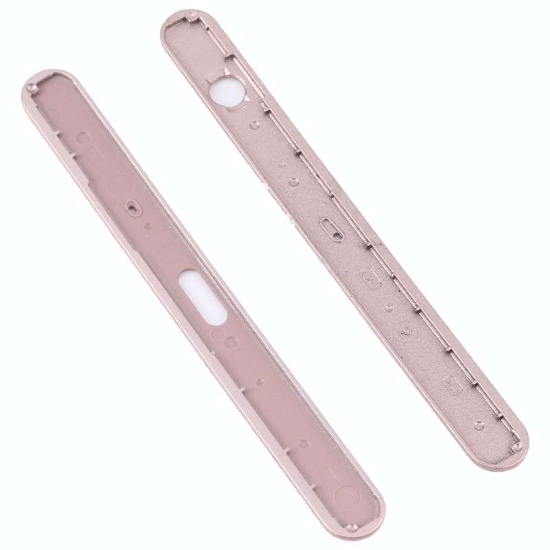 1 Pair Upper and Lower Part Sidebar For Sony Xperia XZ1(Gold)