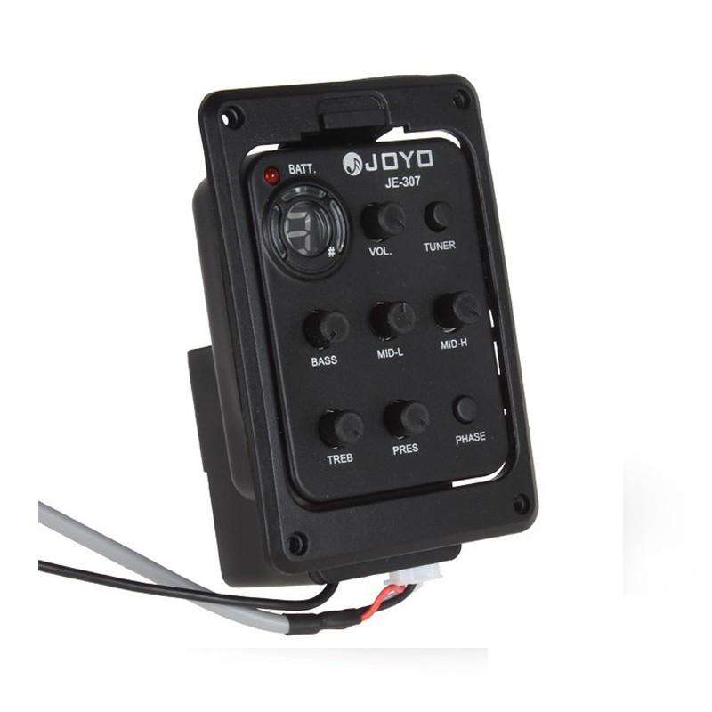 JOYO JE-307 Guitar Pickup 5-Band Equalizer Folk Guitar EQ Acoustic guitarra Pickup Preamp Electri...