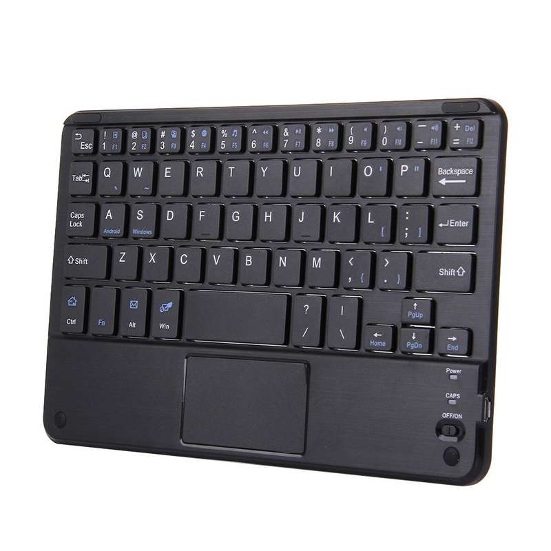Bluetooth Wireless Keyboard with Touch Panel, Compatible with All Android & Windows 10 inch Table...
