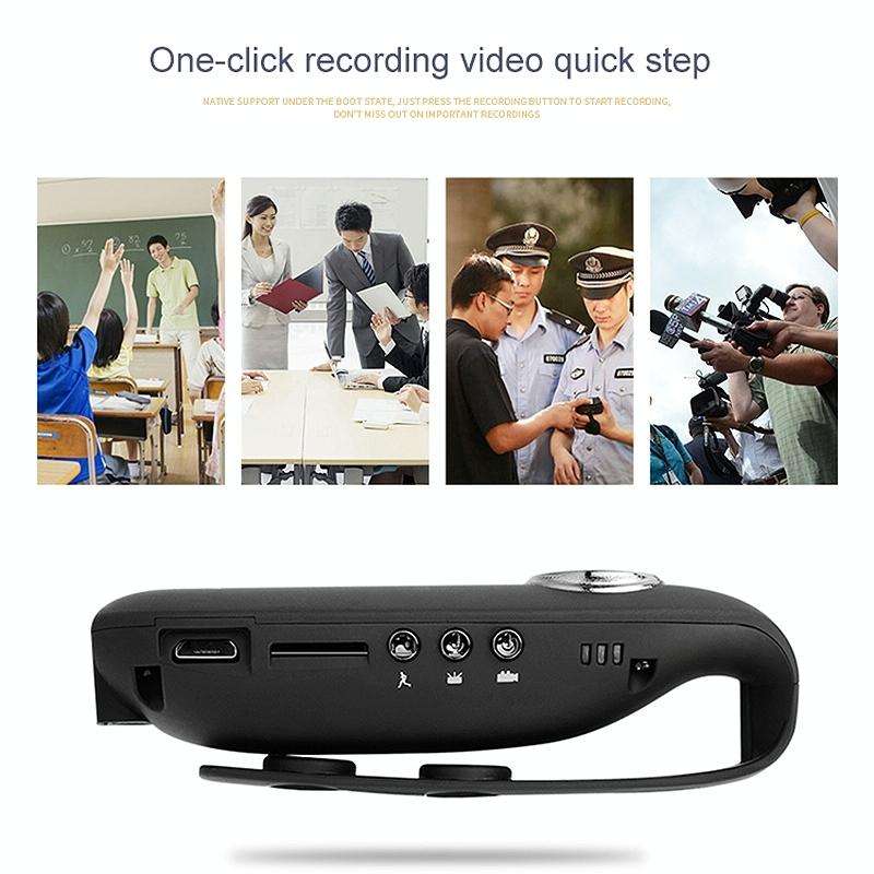 IDV 007 HD 1080P Clip Design Law Enforcement Recorder Portable Mini Monitoring Recorder, Support ...