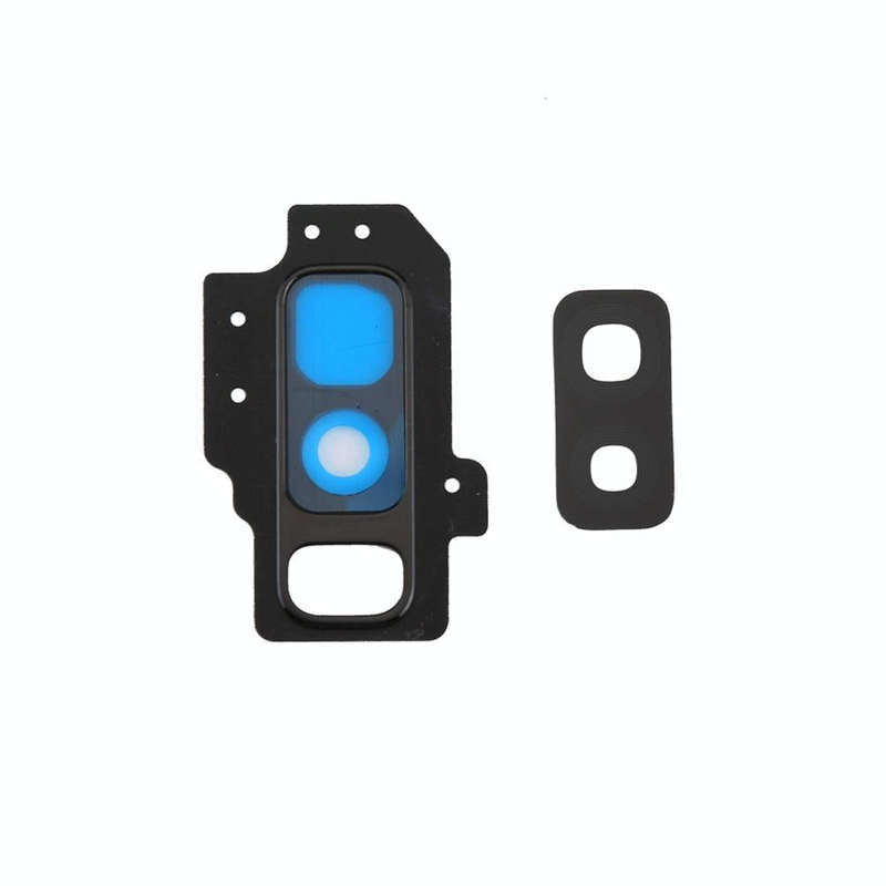 For Galaxy S9+ / G9650 10pcs Camera Lens Cover (Black)