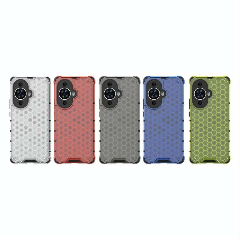 For Huawei nova 11 Pro 4G Shockproof Honeycomb Phone Case(White)