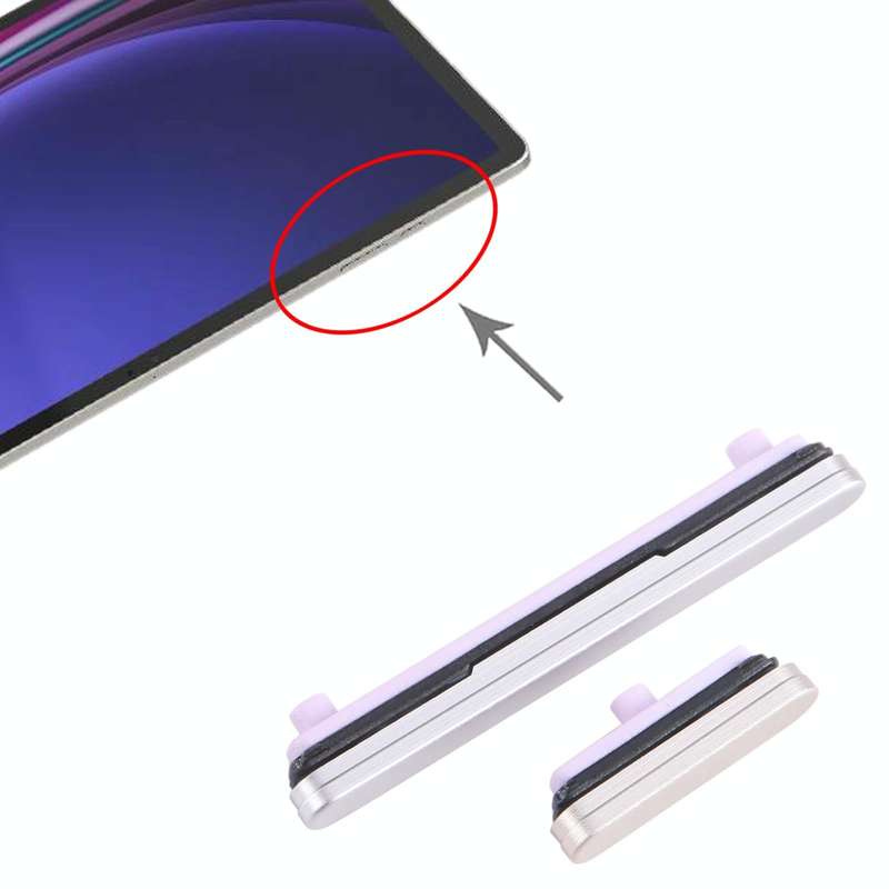 For Samsung Galaxy Tab S9+ SM-X810/X816/X818 1set Original Power Button + Volume Control Button (...