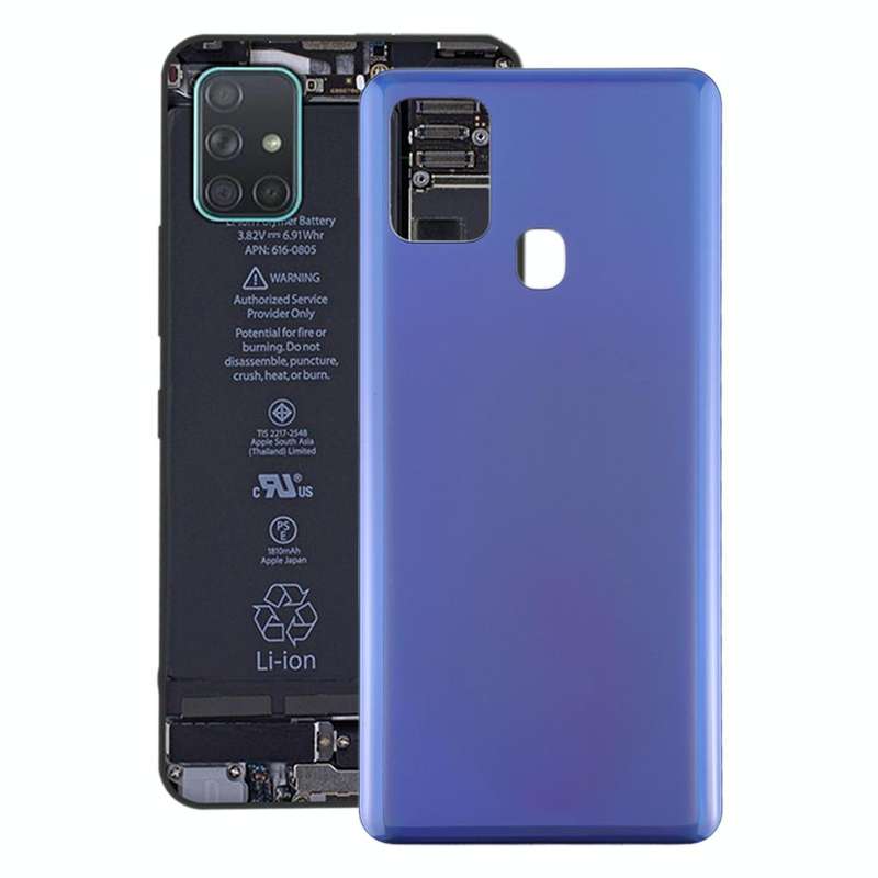 For Samsung Galaxy A21s Battery Back Cover (Blue)