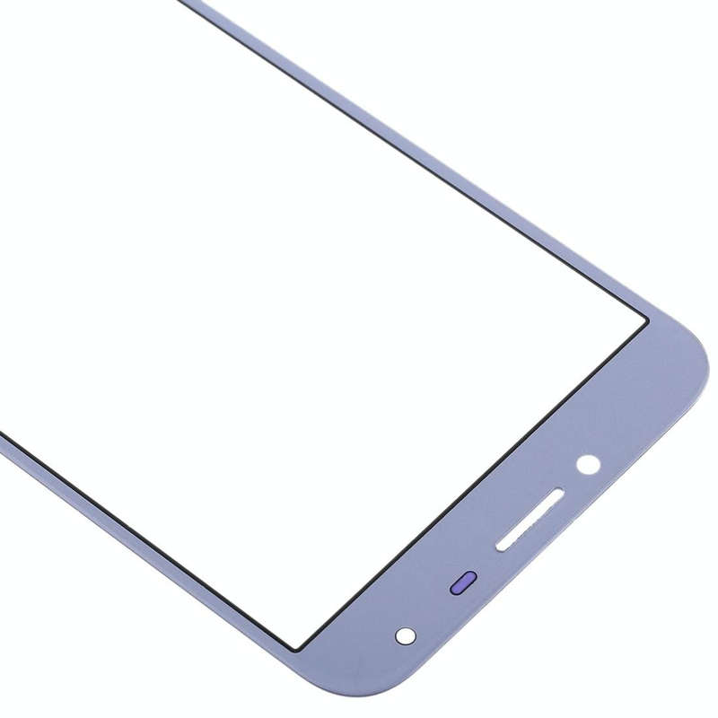 For Samsung Galaxy J4 (2018) 10pcs Front Screen Outer Glass Lens (Blue)
