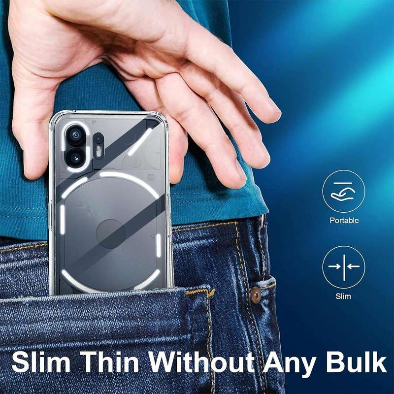 For Nothing Phone 2 All-inclusive Transparent Shockproof Phone Case