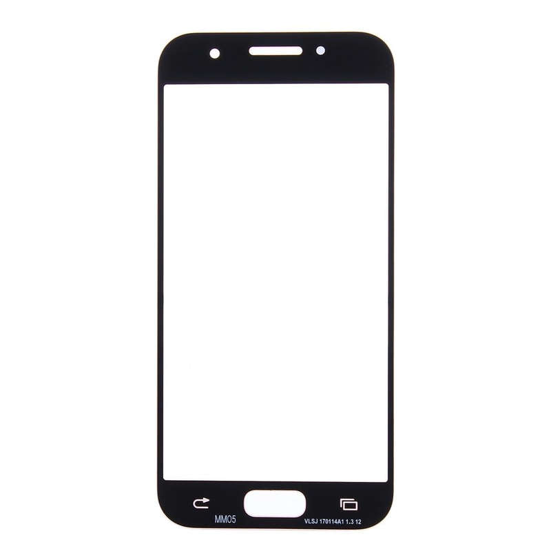 For Galaxy A7 (2017) / A720 Front Screen Outer Glass Lens (Pink)