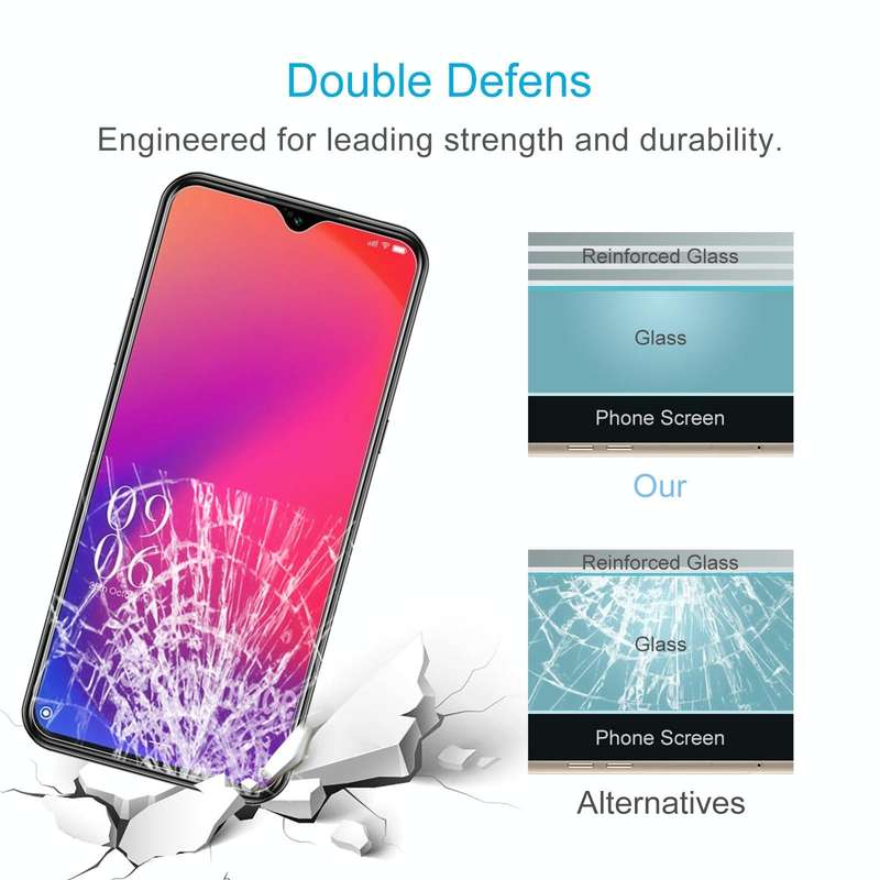 For Doogee X95 / X95 Pro 10 PCS 0.26mm 9H 2.5D Tempered Glass Film