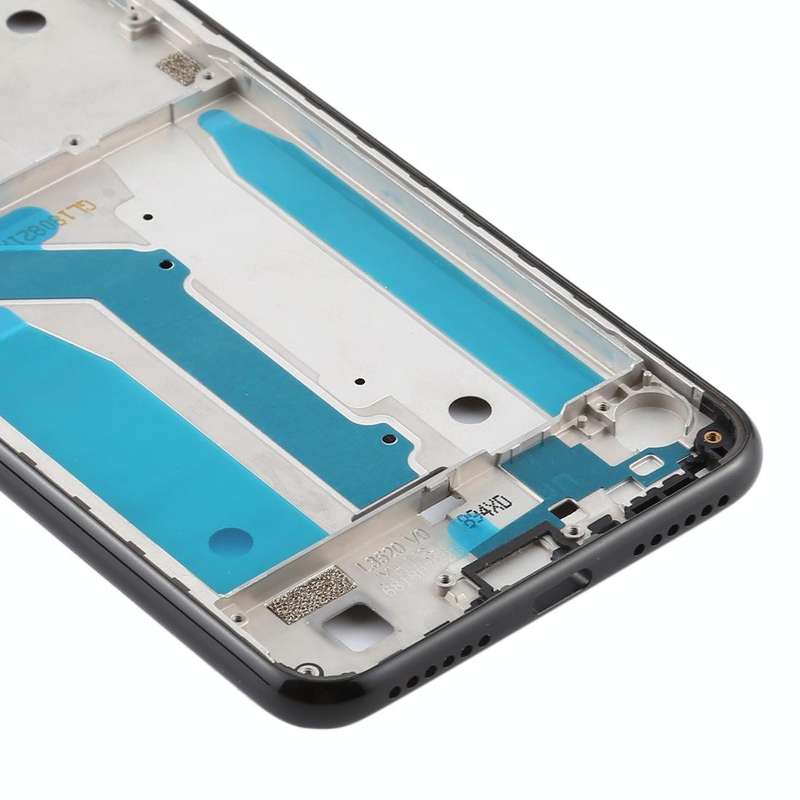 Front Housing LCD Frame Bezel Plate for Motorola Moto One (P30 Play) (Black)
