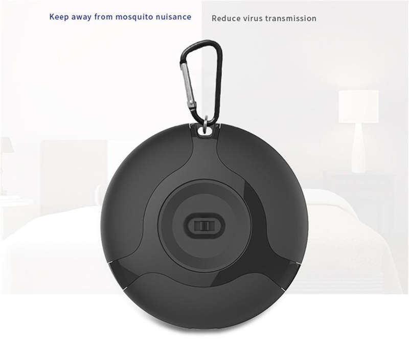 Ultrasonic Mosquito Repellent Electronics Cockroach Spider USB Charging Smart Mosquito Drive(Black)