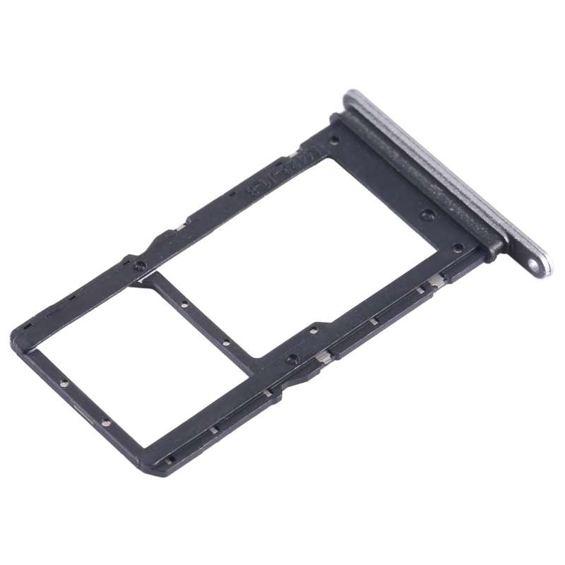 For Honor X5 Plus SIM + SIM / Micro SD Card Tray (Silver)
