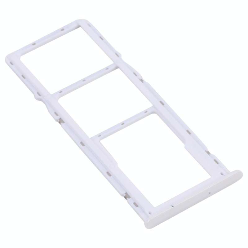 For OPPO Realme 6  SIM Card Tray + SIM Card Tray + Micro SD Card Tray (White)