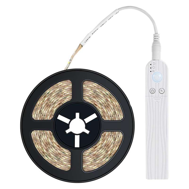 3m LED Battery Box Light Strip Intelligent Induction Dimming Soft Light Strip Drip Waterproof Cab...