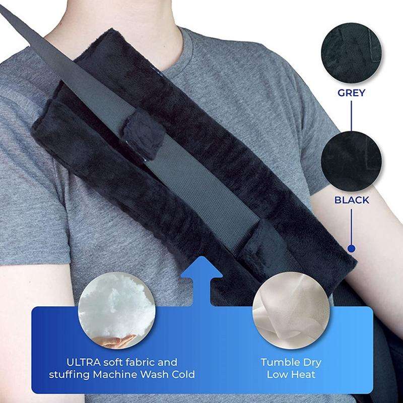 Y-S008 Post-operative Car Seat Belt Pillow Car Seat Belt Protection Cushion(Grey)