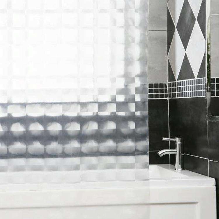 Bathroom EVA Shower Curtain 3D Translucent Thick Waterproof Mildew Sanitary Partition Curtain Sho...