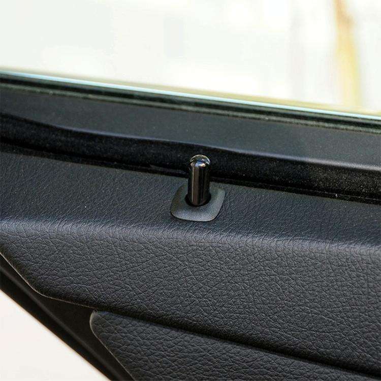 4 PCS Car Unlock Cover Door Bolt Door Handle for BMW X1 / X6(Blue)