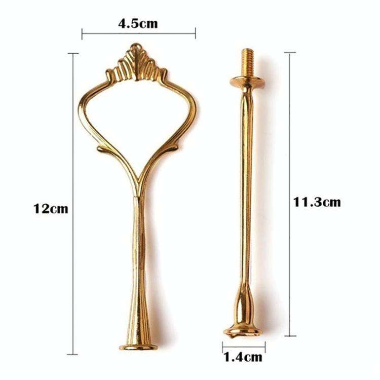 1 Set Sweets Candy Cupcake Tray Wedding Party Cake Display Stand Zinc Alloy Golden Tone cake stan...