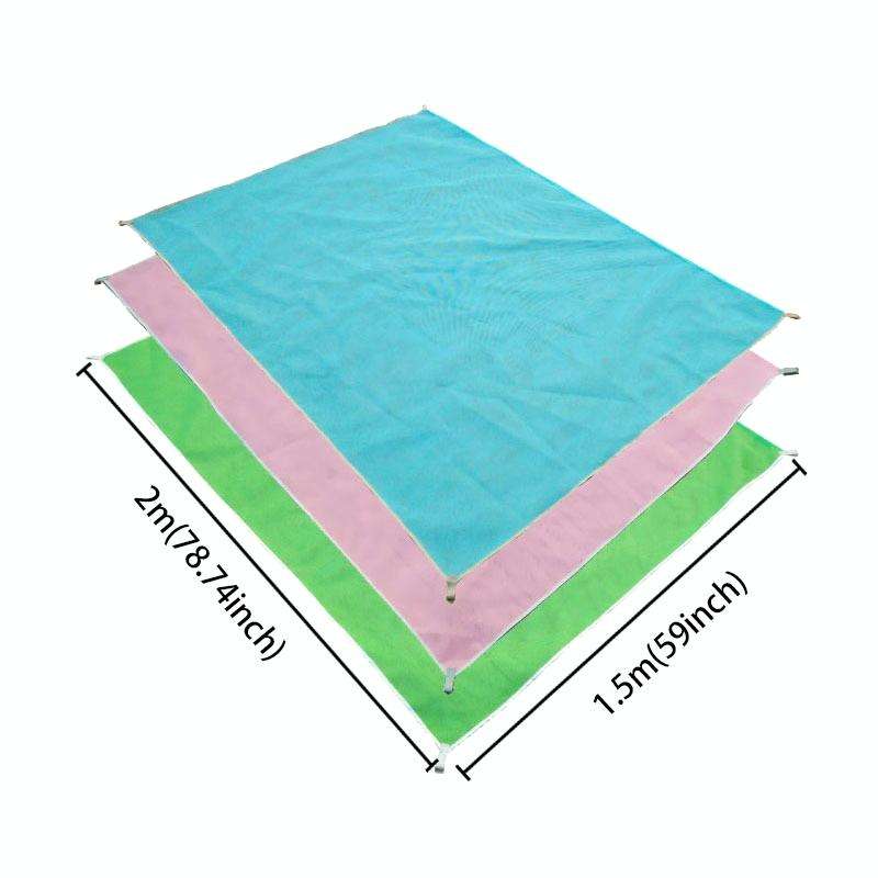 Sand Free Mat Lightweight Foldable Outdoor Picnic Mattress Camping Cushion Beach Mat, Size: 2x1.5...