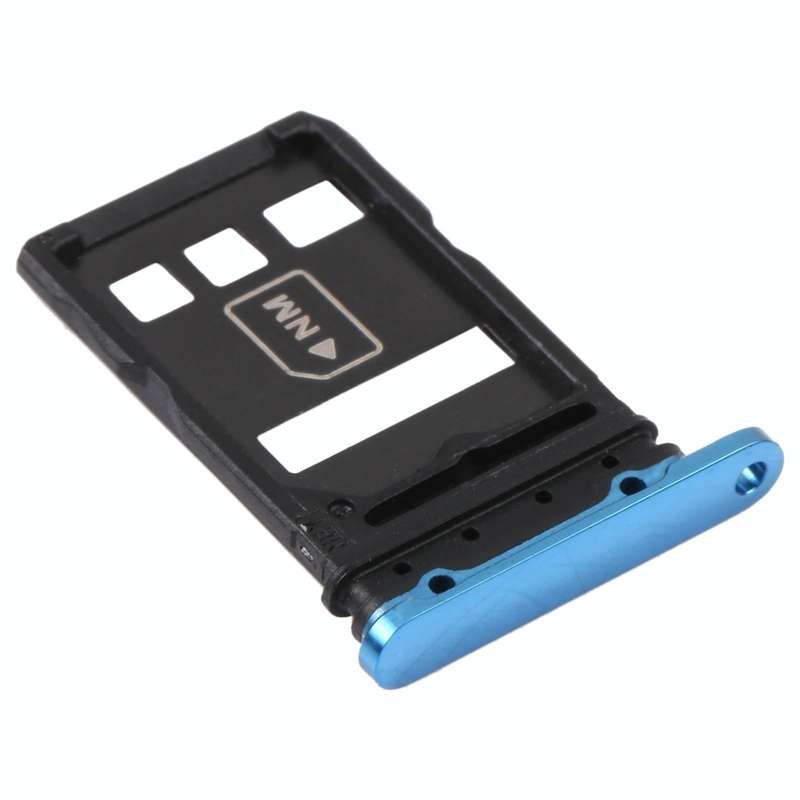 SIM Card Tray + NM Card Tray for Huawei P40 Pro+ (Blue)