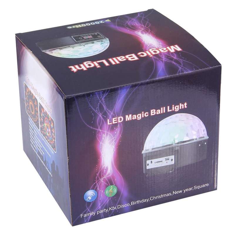 Digital LED RGB Crystal Magic Ball Stage Effect Light , DMX Party Disco DJ Bar Colorful Pattern L...