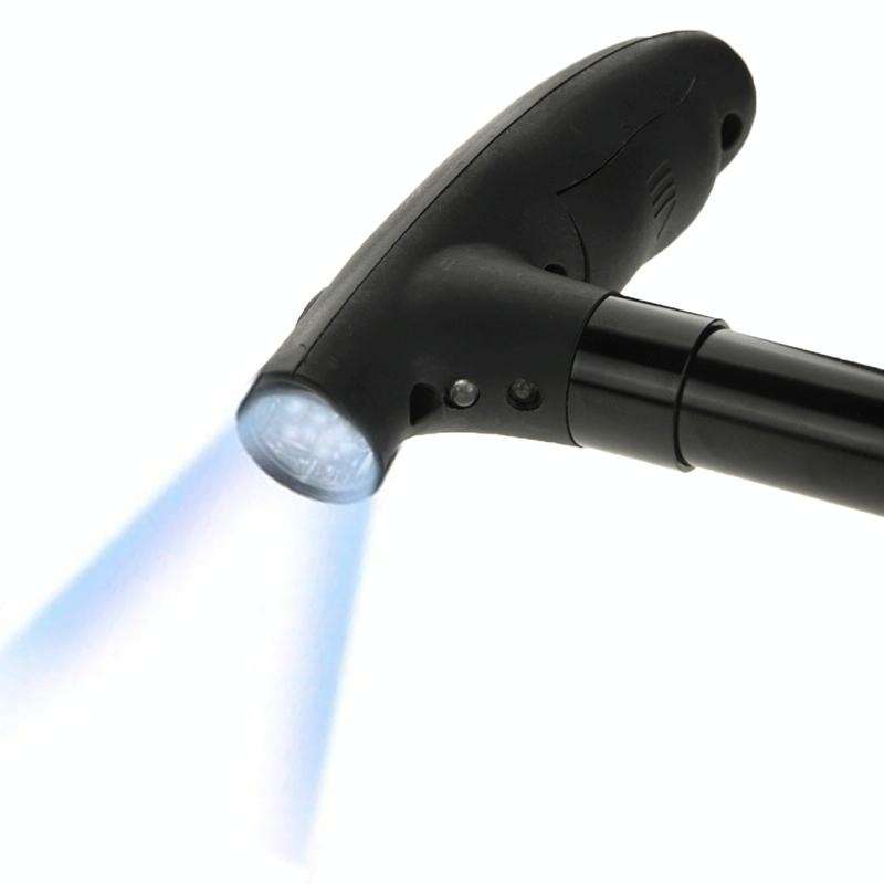 Ultra-light Handle Dependable Walking Magic Foldable Trusty Cane with Built-in Light