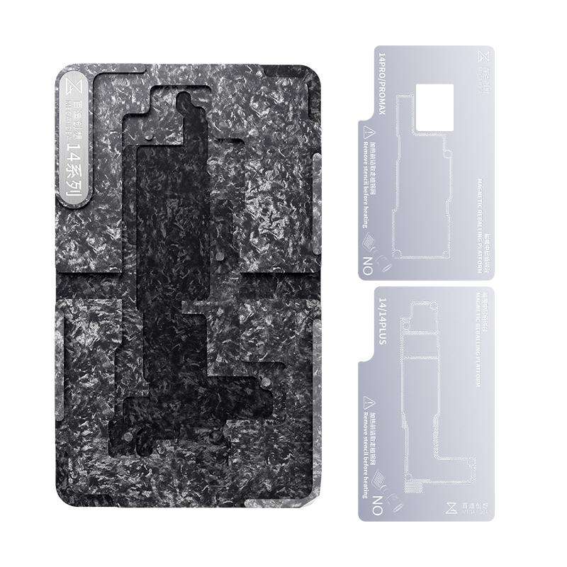 For iPhone 14 Series Qianli Mega-idea Multi-functional Middle Frame Positioning BGA Reballing Pla...