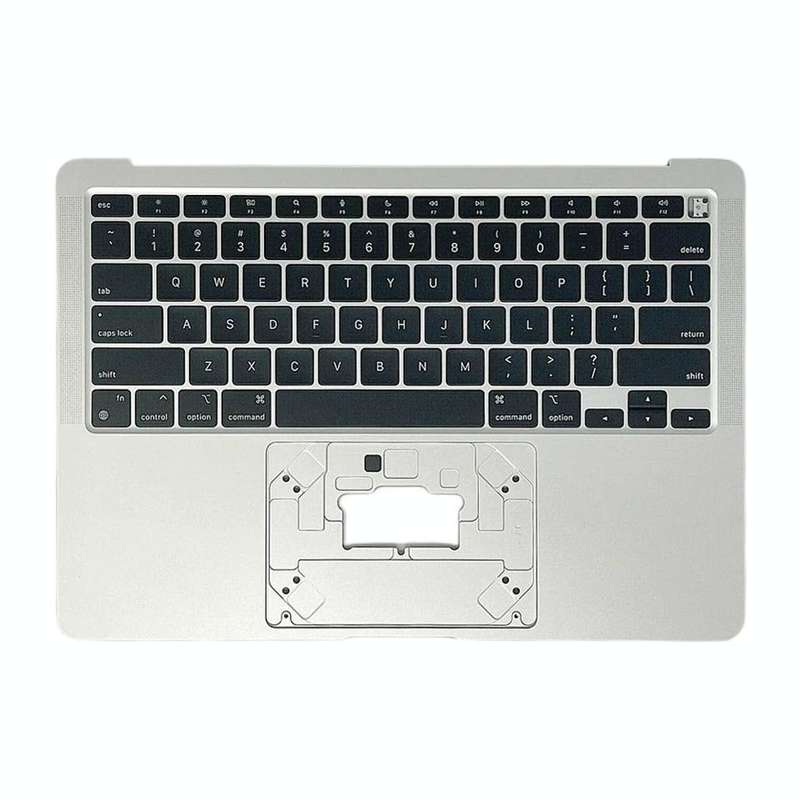 For Macbook Air 13 2020 M1 A2337 EMC3598 C-side Cover + US Edition Key Board (Silver)