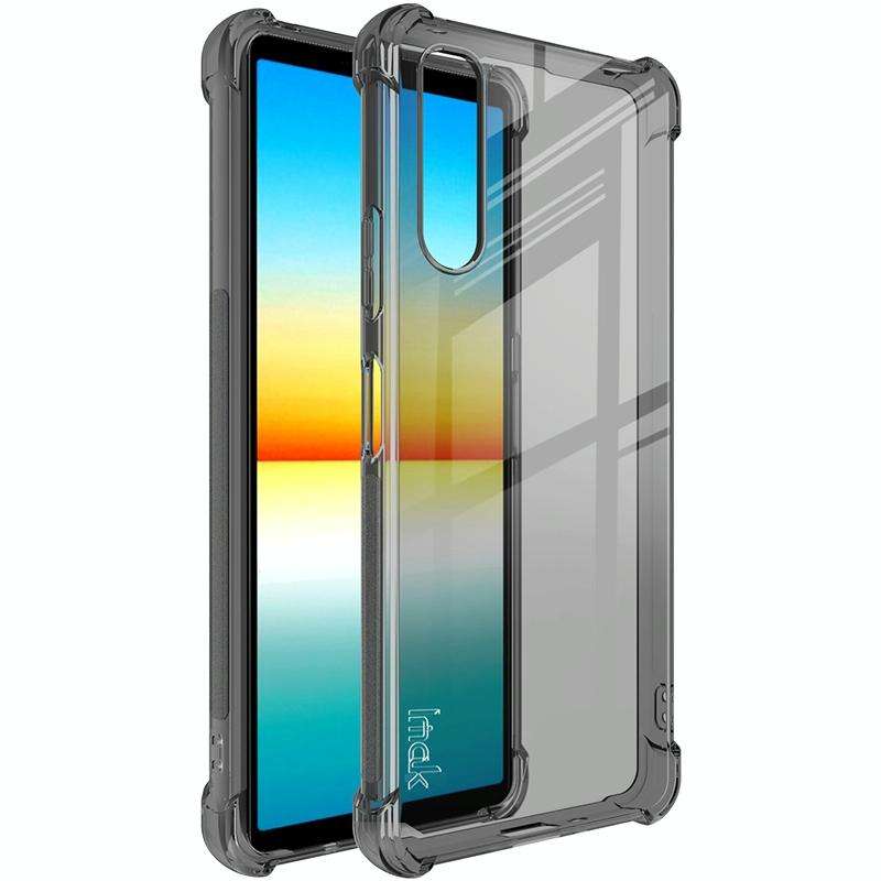 For Sony Xperia 10 IV imak All-inclusive Shockproof Airbag TPU Case with Screen Protector(Transpa...