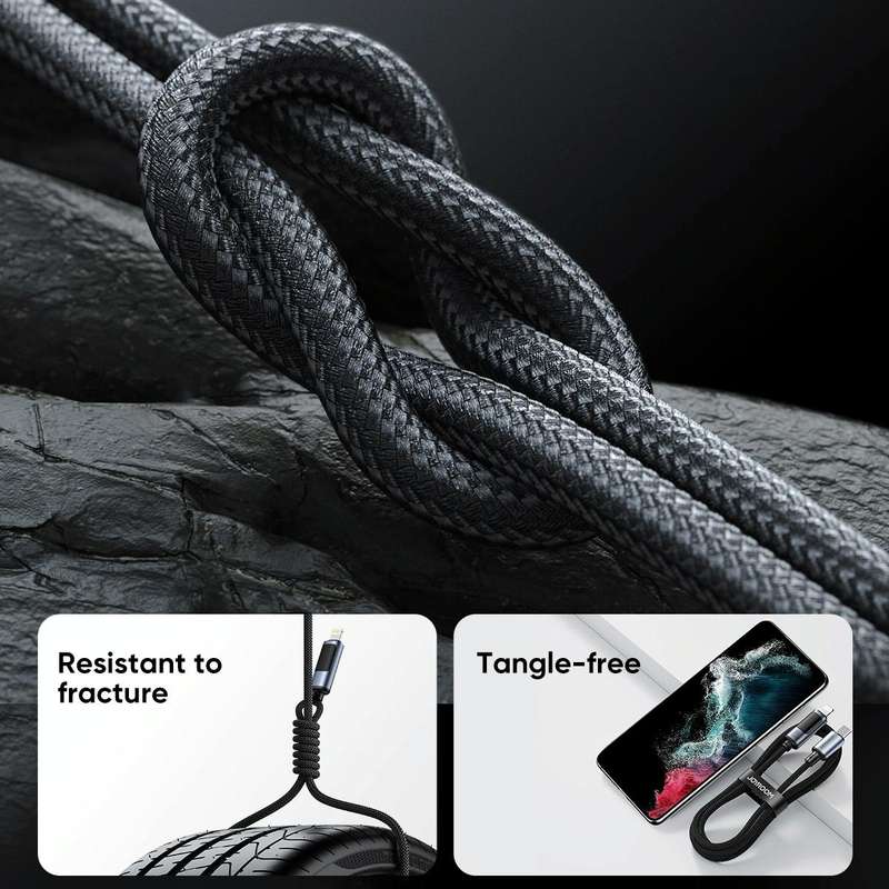 JOYROOM S-CC100A16 100W USB-C / Type-C to USB-C / Type-C Digital Display Fast Charging Data Cable...
