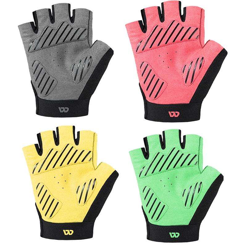 WEST BIKING YP0211210 Mountain Cycling Gloves Half Finger Breathable Anti-Slip Gloves Riding Equi...