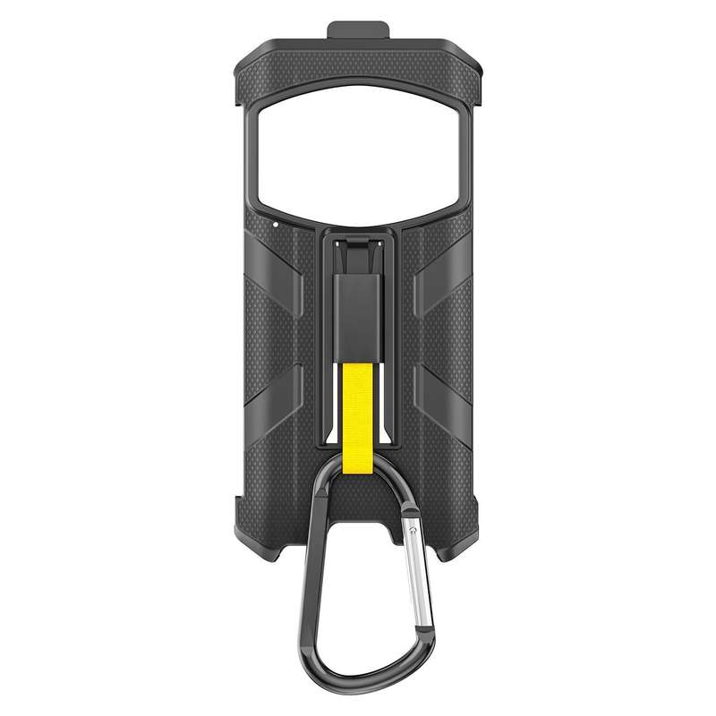 For Ulefone Armor 21 Ulefone Back Clip Phone Case with Carabiner(Black)