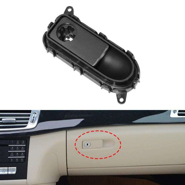 For Mercedes-Benz W218 / CLS300 / 320 / 350 / 400 Car Glove Box Handle Switch 21868000919G81(Black)