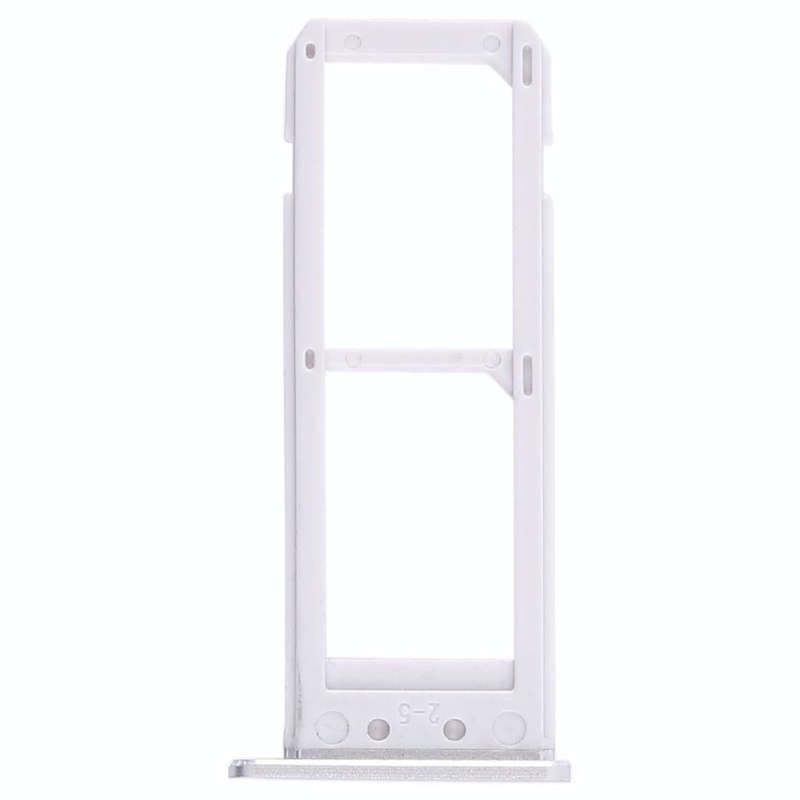 For Galaxy S6 Edge plus / S6 Edge+ 2 SIM Card Tray (Silver)