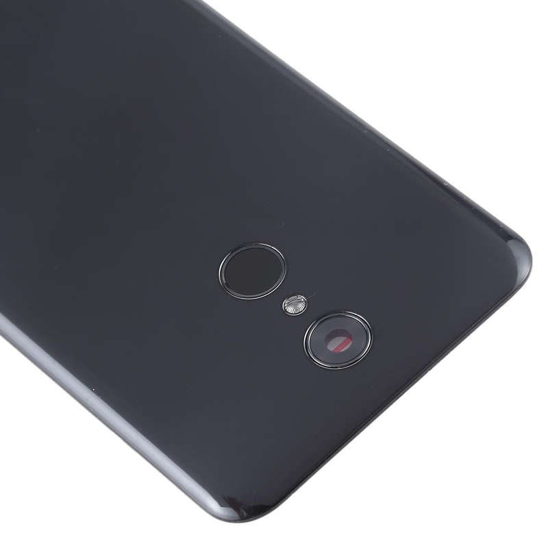 Battery Back Cover with Camera Lens & Fingerprint Sensor for LG Q7 / Q7+(Black)