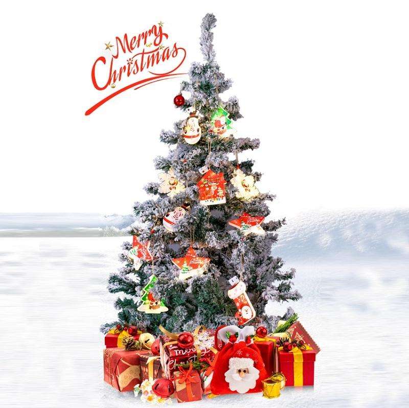 3 PCS / Set Christmas Decoration Lights LED Window Holiday Decoration Small Lanterns(Christmas St...