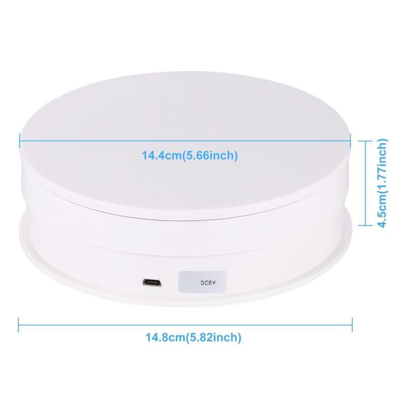 PULUZ 15cm USB Electric Rotating Turntable Display Stand Video Shooting Props Turntable for Photo...