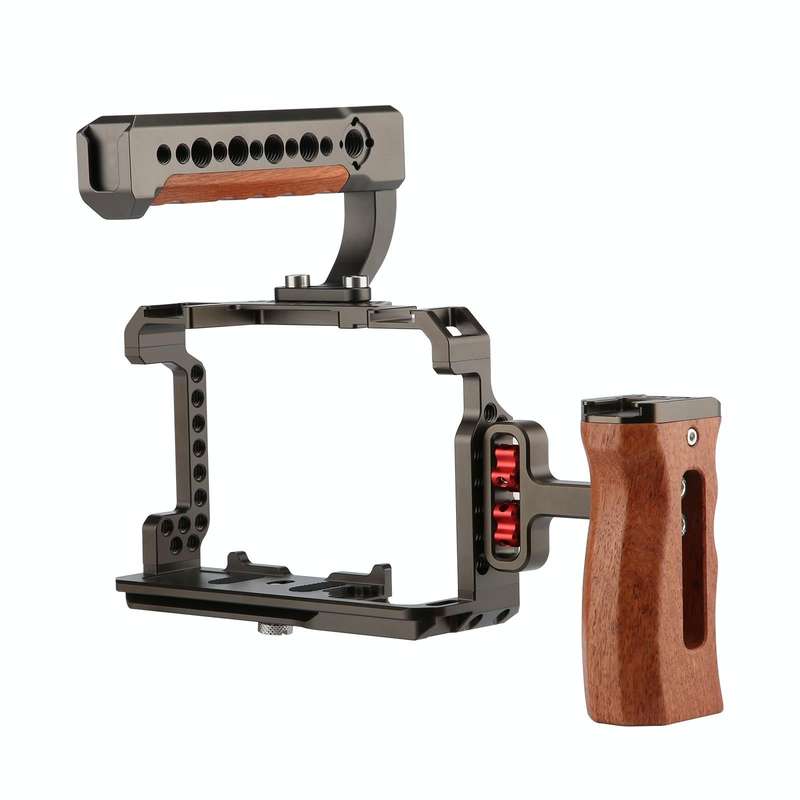 PULUZ Video Camera Cage Stabilizer for Sony A7 III & A7M3 / A7R3 & A7R III, without Handle(Bronze)