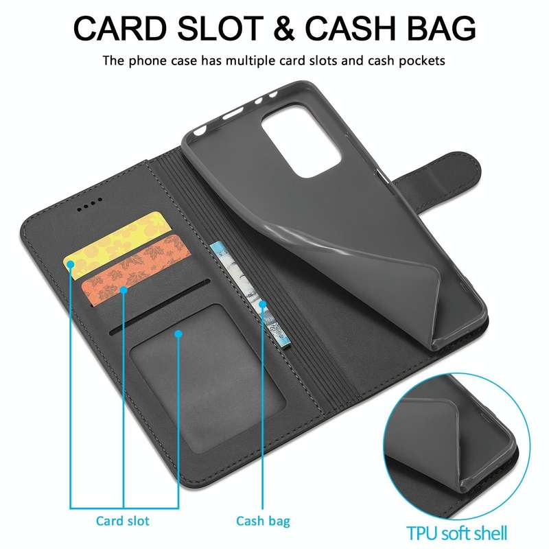 For Xiaomi Redmi Note 12 Pro 4G Global LC.IMEEKE Calf Texture Horizontal Flip Leather Case(Black)
