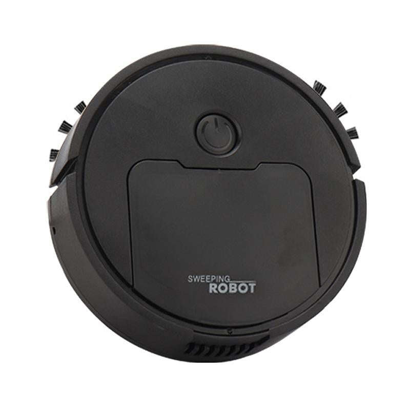 3 in 1 Mini Vacuum Cleaner Intelligent Sweeping Robot(Black)
