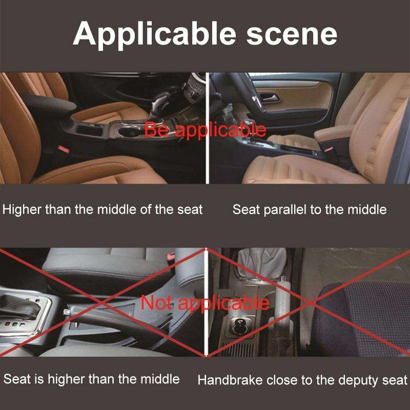 Universal Car Multi-functional Console Side Pocket Seat Gap Side Storage Box(Black)