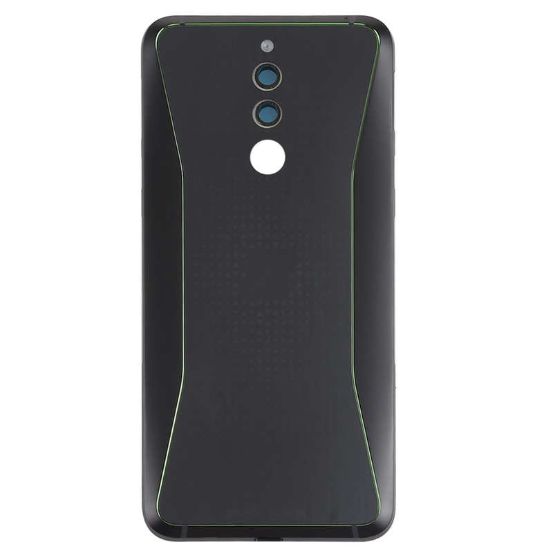 Original Middle Frame Bezel Plate + Battery Back Cover for Xiaomi Black Shark Helo(Black)