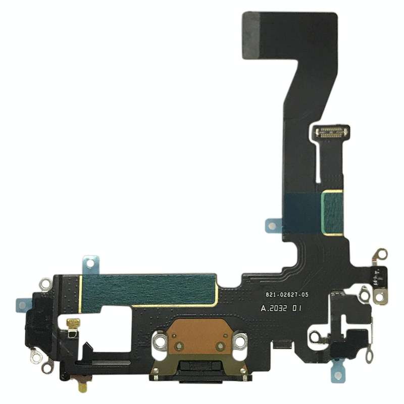 Original Charging Port Flex Cable for iPhone 12 Pro(Black)