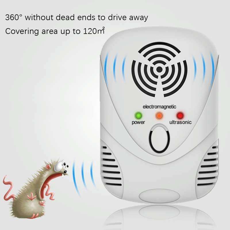 DC-9001 Household Electronic Mouse Repeller, Specification: UK Plug(White)