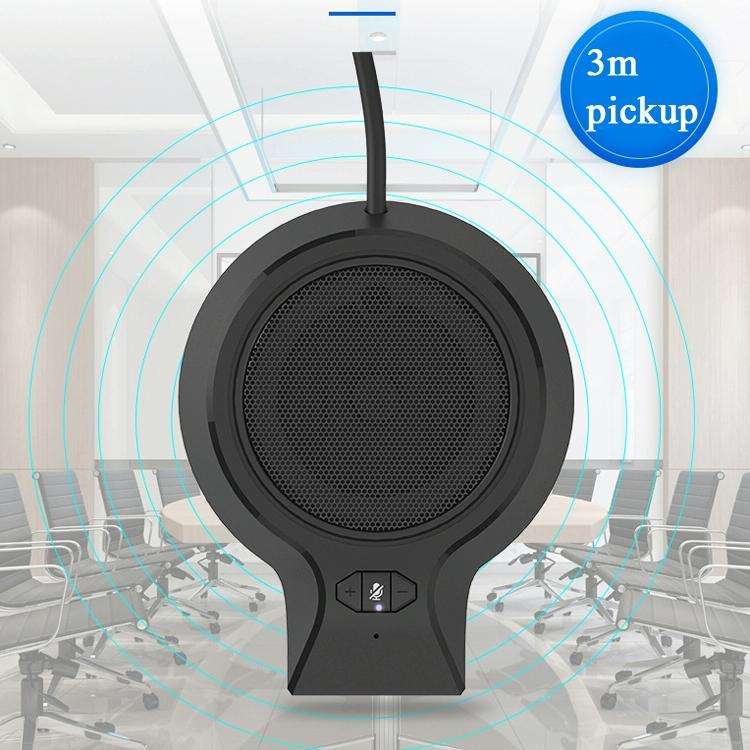 M100PRO Built-in Speaker 360-Degree Pickup Video Voice Call USB Omnidirectional Microphone Confer...