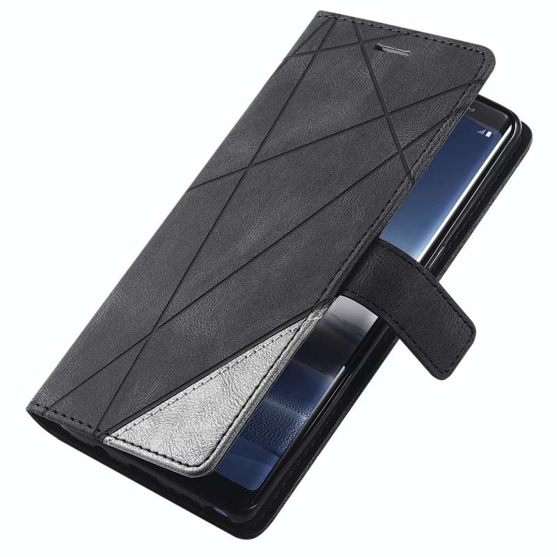 For Samsung Galaxy Note 8 Skin Feel Splicing Horizontal Flip Leather Case with Holder & Card Slot...
